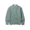 LEDEPT Cashmere Blending Hacci Button Collar Knit [Mint]