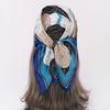 70*70cm Spring and New Small Square Scarf Outdoor Luxury Hairband Small Headscarf Soft Silky Kerchief Hijab Lady