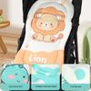 Infant Strollers Seat Liner Soft Breathable Fabric Cushion with Soft Padding Unique Pattern for Various Models