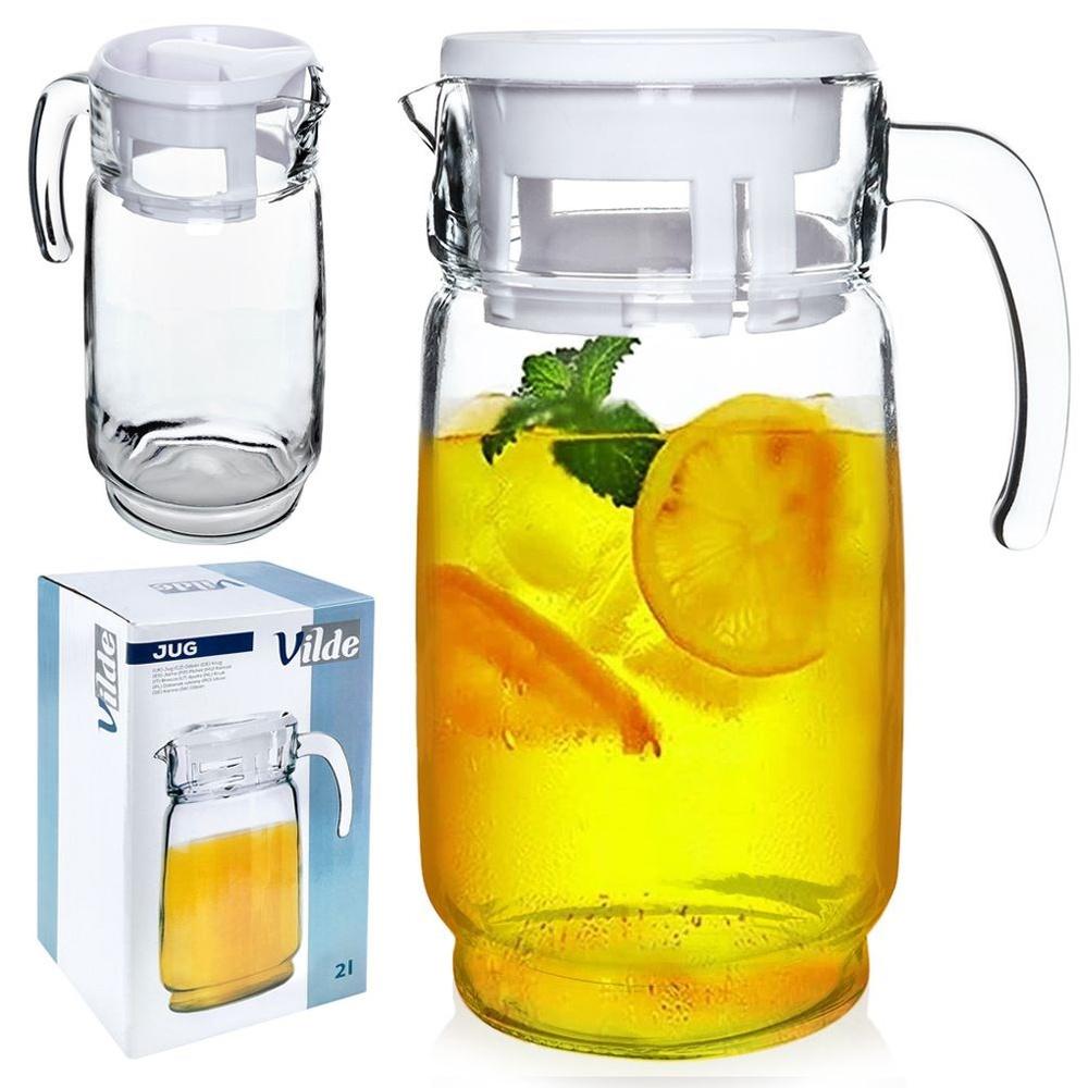 Glass Jug with Lid 1.4 L