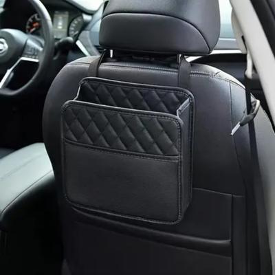 Bolsa de Armazenamento Traseira para Banco de Carro - Caixa de Armazenamento Suspensa Espaçosa para Garrafas de Água, Copos de Viagem e Acessórios, Porta-Copos de Segurança | Caixa de Armazenamento para Banco de Carro