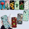 RE63 Aquarell Kakteen und Sukkulenten Muschel Handyhülle für Xiaomi Poco C40 C50 C51 C55 C65 C71 C75 F3 F5 F6 F7 M2 M3 Pro Ultra