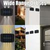 Solar Wall Light IP65 Waterproof LED Safety Light Up Down Lighting Easy Install Outdoor Patio Yard Garden Street Landscape Decor