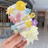 Princess Children's Hairpin Girls Hairpin Set Shell Hairpin Baby Broken Hair Bb Clip Headdress Bow Word Clip
