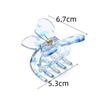 5.3cm Medium Size Butterfly Hairclaws  Hair Claw Crab Hairclips Summer Hairstyles for Girls and Women Headwear Waterproof Hair