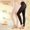 Yiershuang Women's Hyaluronic Acid Ultra-Thin Thermal Base Layer Leggings