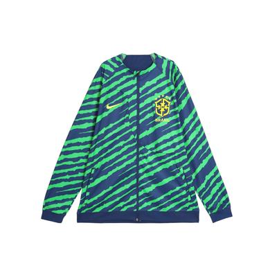 Academy Pro Brasilien Weltmeisterschaft Strick-Trainingsjacke mit durchgehendem Reißverschluss Herren Oberteile Obsidian DR9018-490