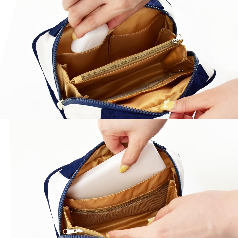 Große Tasche mit mehreren Fächern, Ideal für Snoopy, Reisen, SPMS-174