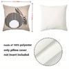 1 Pieces Cute Totoro Pattern Burlap Cushion for Home Polyester pillowcase, sofa decorative cushion cov Headboard Pillow