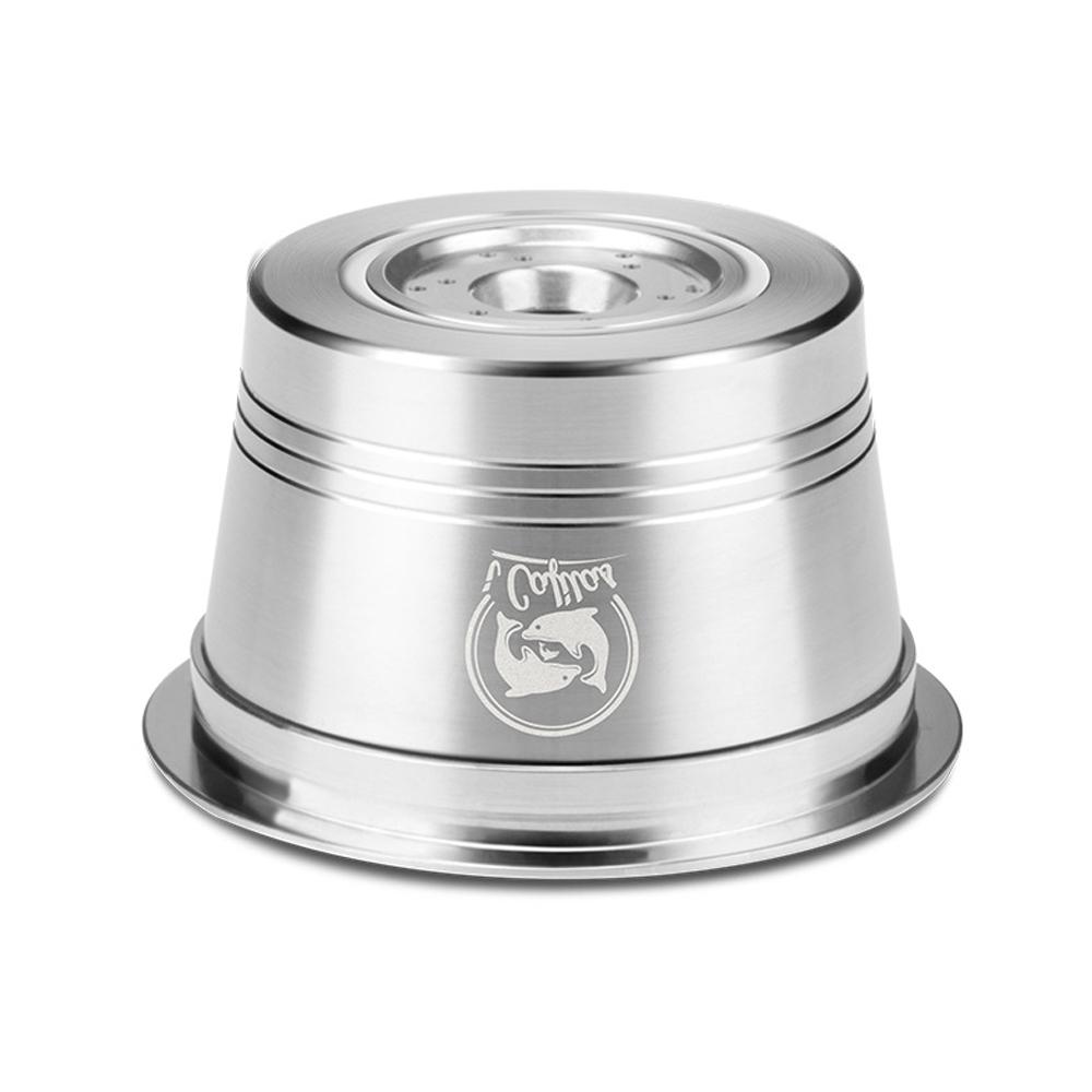 

ICAFILAS bl320 Stainless Steel Refillable Reusable Coffee Capsule Filter for Caffitaly/Tchibo Machine (BPA Free,No FDA Certificate) Type A