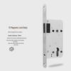 Walnut Wood Vintage-Style Silent Magnetic Door Handle for Indoor Bedrooms