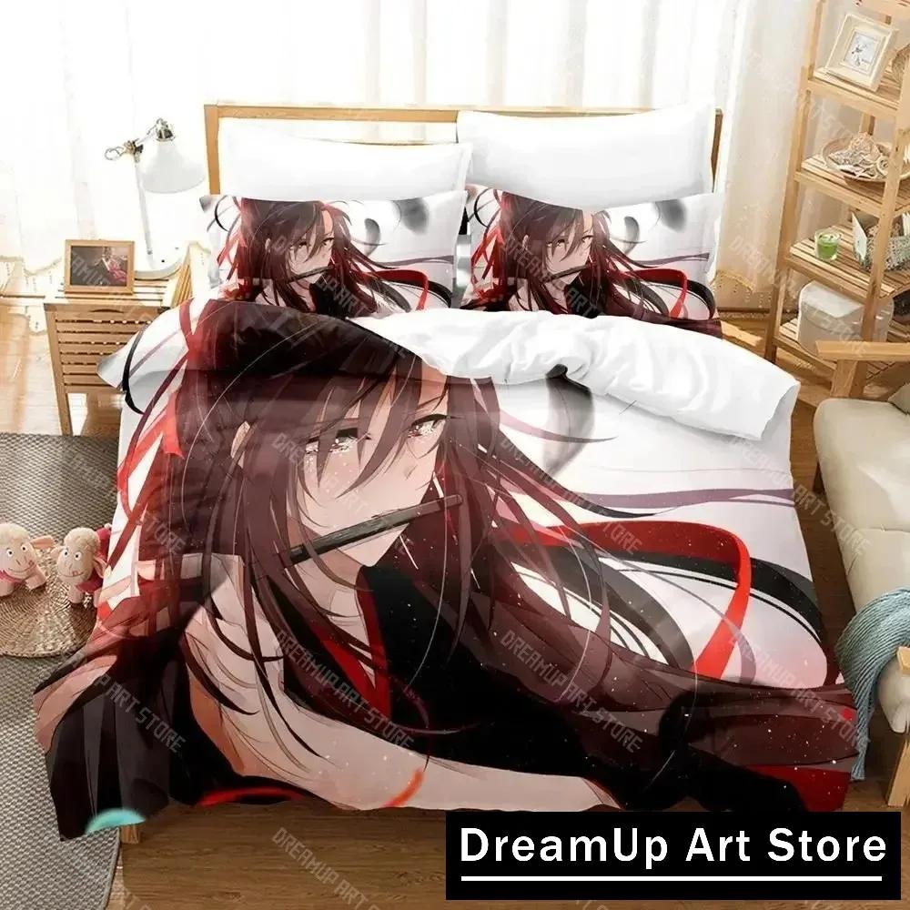 New Mo Dao Zu Shi The Grandmaster Of Demonic Cultivation Bedding Set Anime Three-Piece Set Adult Kid Bedroom Duvet Cover Sets