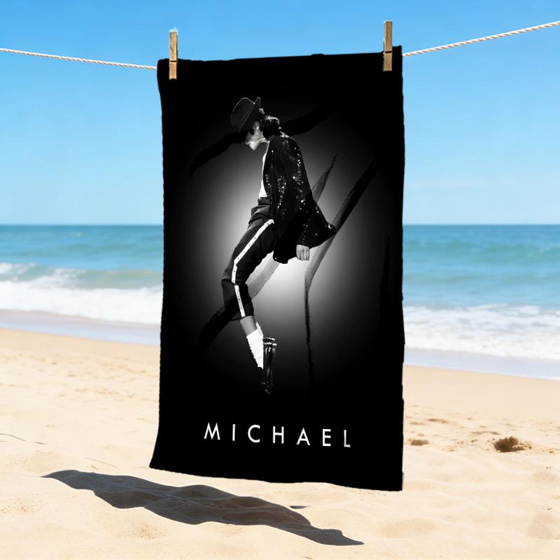 Michael Jackson Stylish Digital Printing Beach Towel Quick Drying Absorbent Blanket For Beach Pool Gym Travel Christmas Gift C9211928
