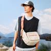 New Champion Fabric Shoulder Bag Regular Unisex Champion White/Pumice Gray/Black U5BACPU34