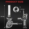 2 PCS Fuel Tank Shut Off Valve Switch Petcock for Generator Champion, Gas Tank Valve Fit for Mini Bike/Go Kart/Dirt Bike/ATV, M10×1.25, OEM