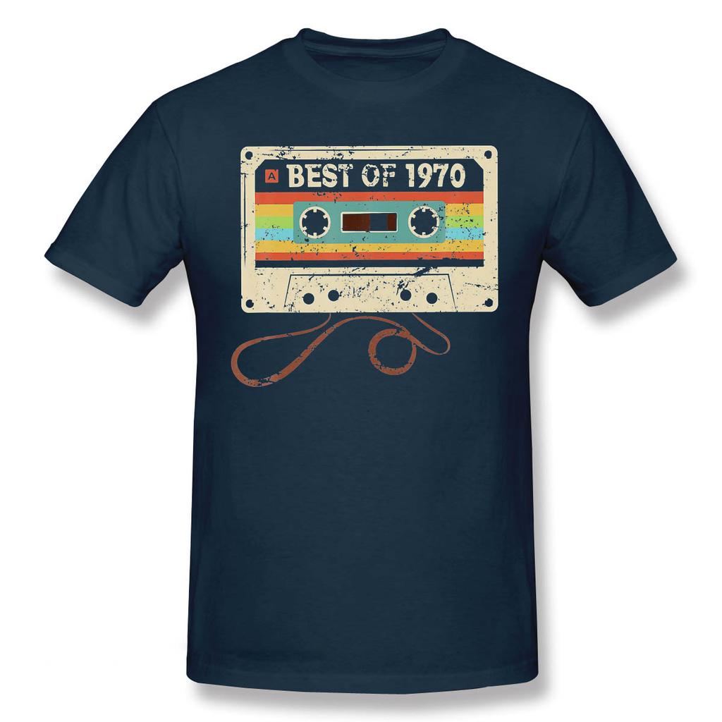 High Quality Men 50 Years Old Born In 1971 T-Shirt Best Of 1970 Vintage 50th Birthday Pure Cotton Shirt Tees Harajuku TShirt