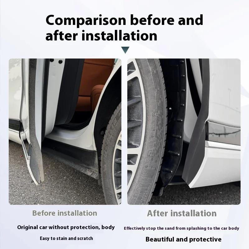 Pentru Xiaopeng G9 Xpeng G9 2022~2024 Apărătoare de noroi Specială pentru roată Auto Pentru a Bloca Noroiul și Nisipul Fără Modificare prin Găurire