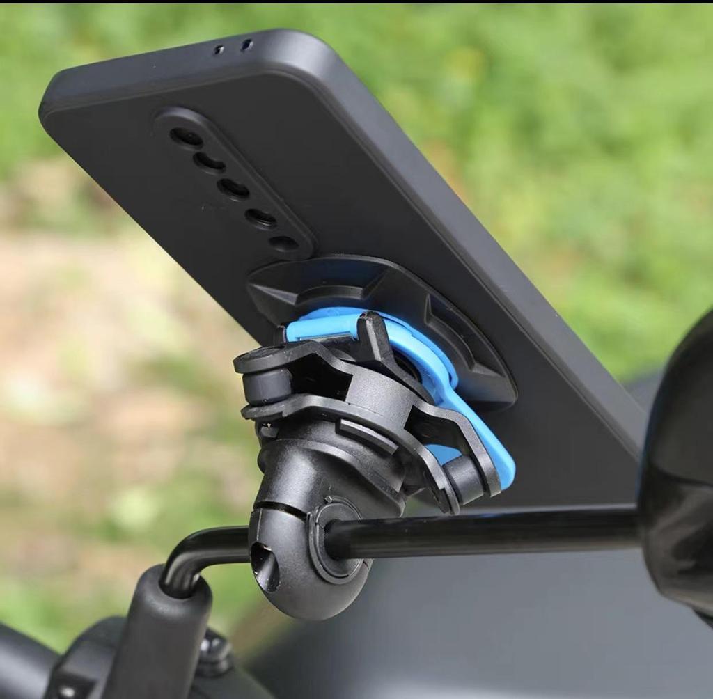 Detachable 360° Rotating Bike & Motorcycle Phone Mount for Easy Navigation