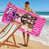 Bratz Cartoon Print Beach Towel, Large Soft Quick Dry Towel for Beach Camping Swimming