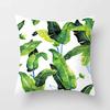 Fashion Tropical Plant Polyester Pillow Case Office Fabric Sofa Cushion Cover Home Polyester Pillow Case