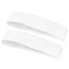 2Pcs Silicone Cooktop Gap Cover Kitchen OilProofing Sealing Strip for Home Kitchen(White 21in )