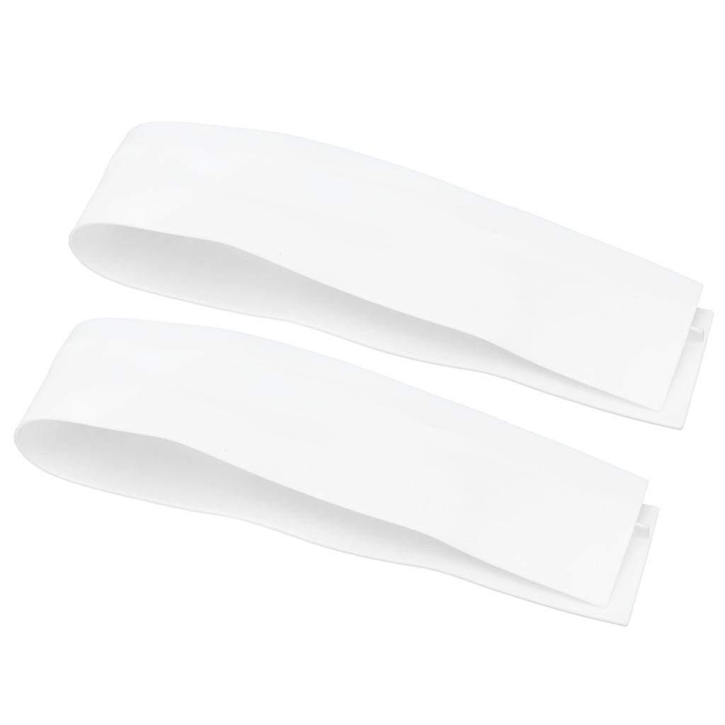 2Pcs Silicone Cooktop Gap Cover Kitchen OilProofing Sealing Strip for Home Kitchen(White 21in )