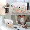 Coque de protection pour MacBook Air - BOOLING - M4 M3 M2 - Antidérapante - Motif Fleur - Légère