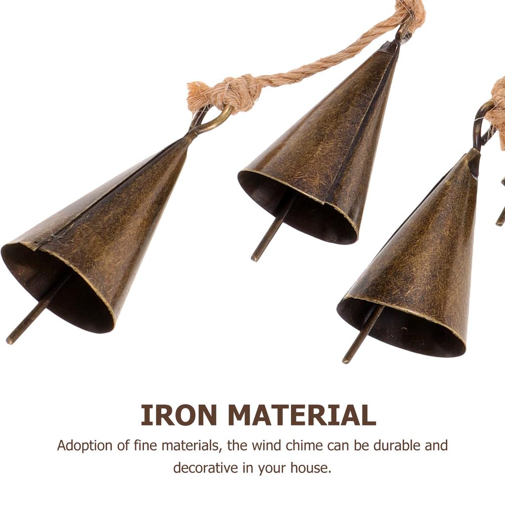 Hanging Witch Bell Wind Chime Ornament for Home Decor Living Room Bedroom Balcony Patio Outdoor Indoor Door Decoration Festival
