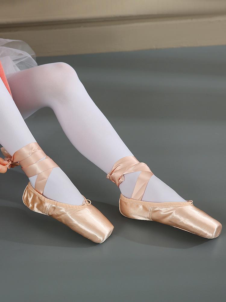 Beginner Youth & Adult Ballet Pointe Dance Shoes for Practice & Performance