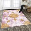 Decorative Special Design Modern Rug Patterned Non-Slip Base Washable