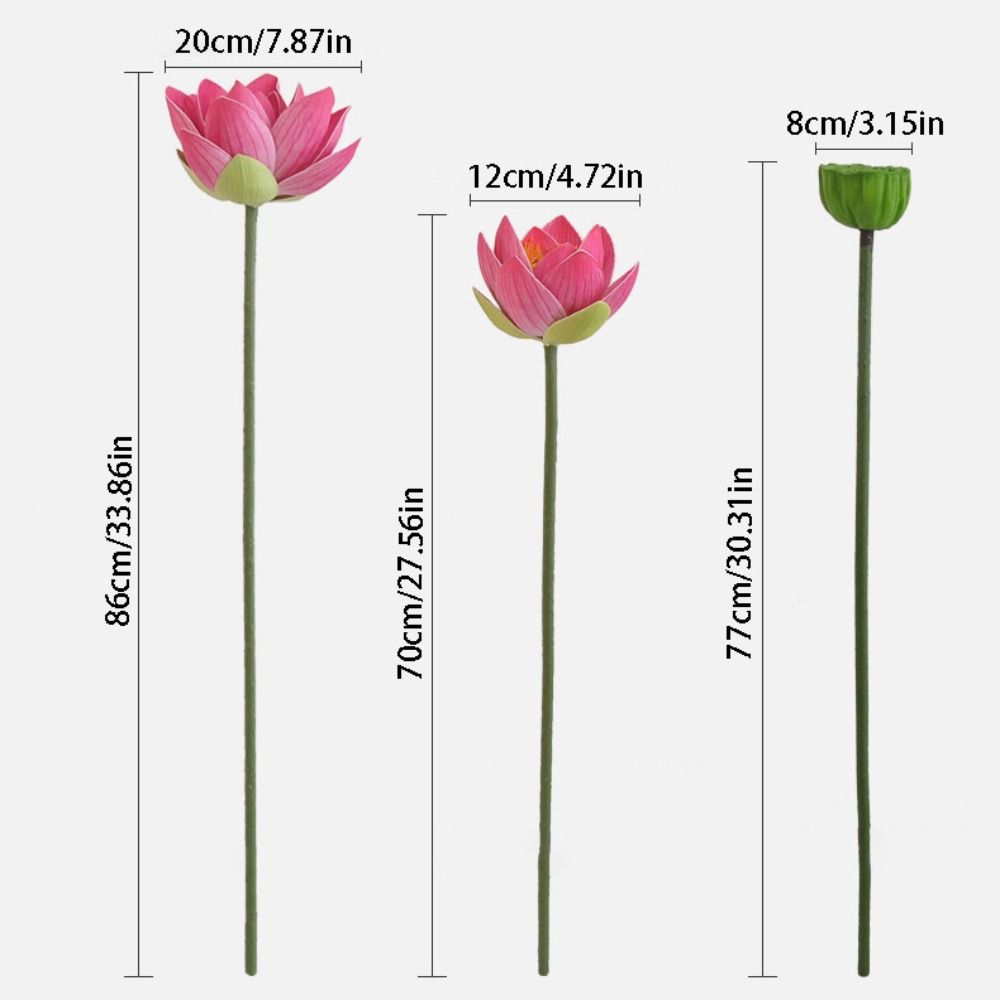 Lifelike Simulated Lotus EVA Decorative Fake Flower Fake Lotus Seedpod  Pastoral Decorative