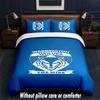 Warrington Wolves Design Bed Bedding Set 1 Duvet Cover + 2 Pillowcases Soft Breathable Household Bed Linens