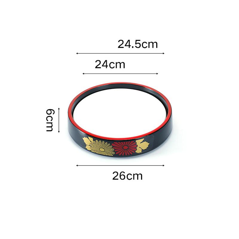 Japanese Sushi Bucket Sashimi Raw Fish Seafood Dish Cuisine Fruit Dish Restaurant Serving Plate Round Tray Salmon Ice Plate