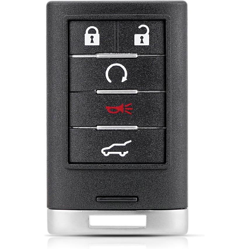 for Cadillac Key Fob Replacement Remote Key Fit for 2010 2011 2012 2013 2014 2015 Cadillac SRX SUV Keyless Entry Remote Fob with Blade NBG009768T