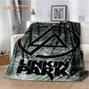 Ρετρό Μουσικό Συγκρότημα 3D L-Linkin-Park Μαλακές Κουβέρτες, Κουβέρτα για Ζέσταμα Άνετη Κουβέρτα για Πικνίκ Κρεβάτια Καναπέ Σπίτι Υπνοδωμάτιο Παιδί