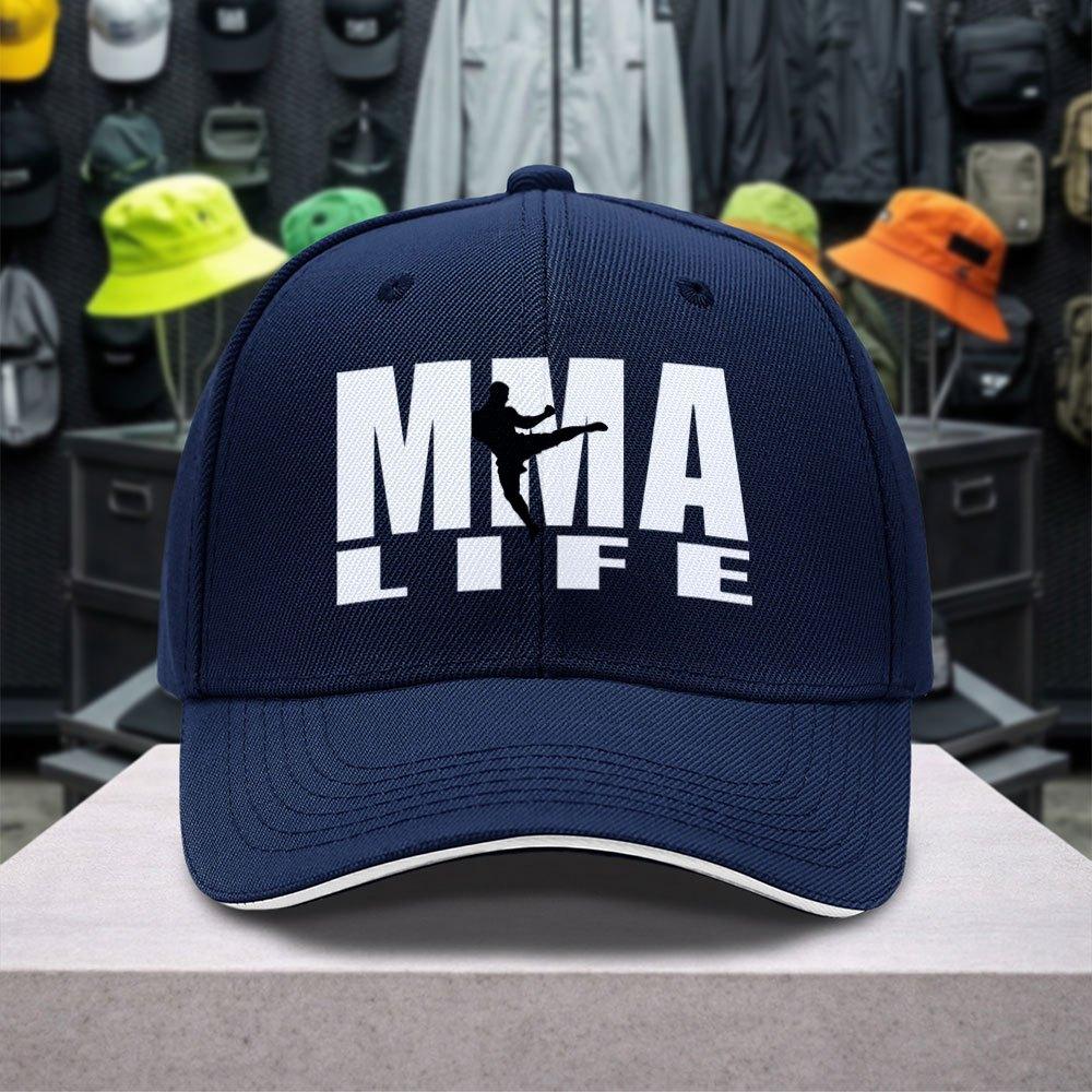 Mma Fighting Theme Baseball Cap Unisex Adjustable Lightweight Outdoor Cap Printed Design