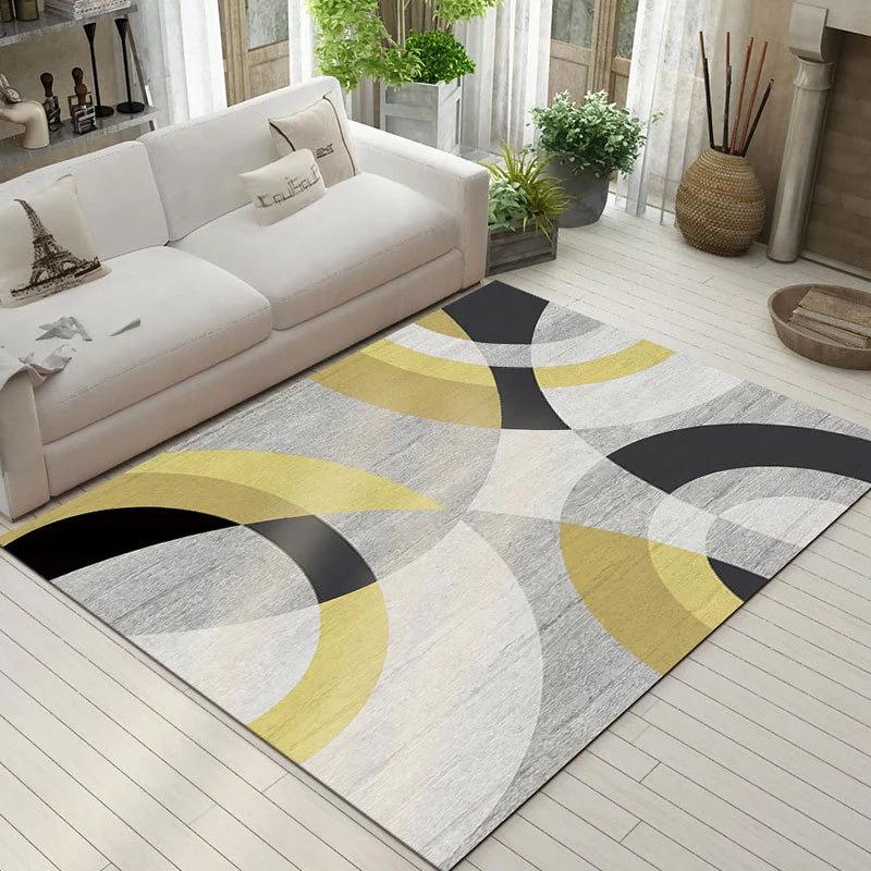 Nordic Living Room Carpet Sofa Coffee Table Bedroom Bedside Carpet Entrance Door Mat