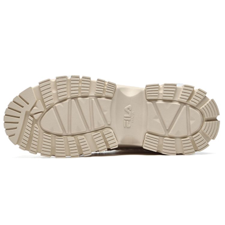 Fila Fleece Lined Thick Sole Short Snow Boots Women Boots Cassava-Powder F12W144404FTP