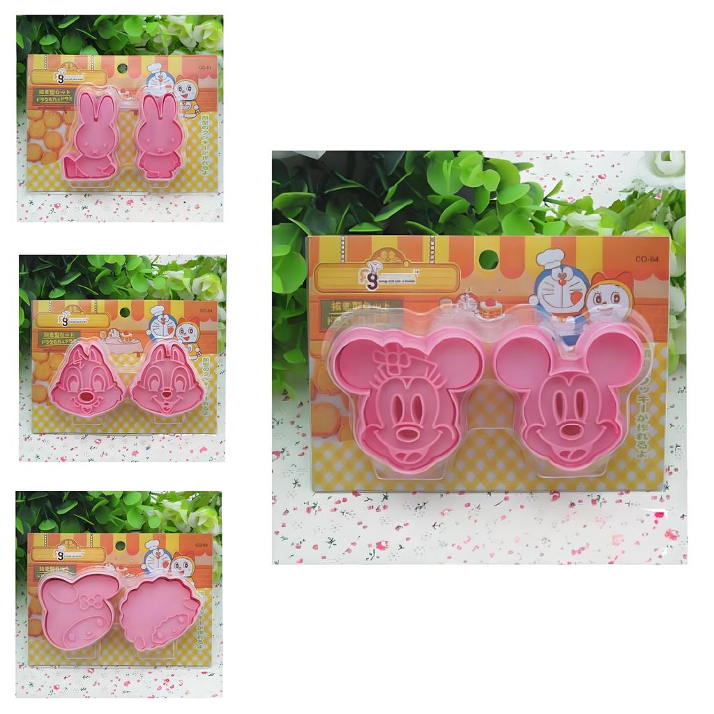 Disney Cartoon 3d Cookie Mold With Animal Shapes For Diy Baking And Holiday Gifts