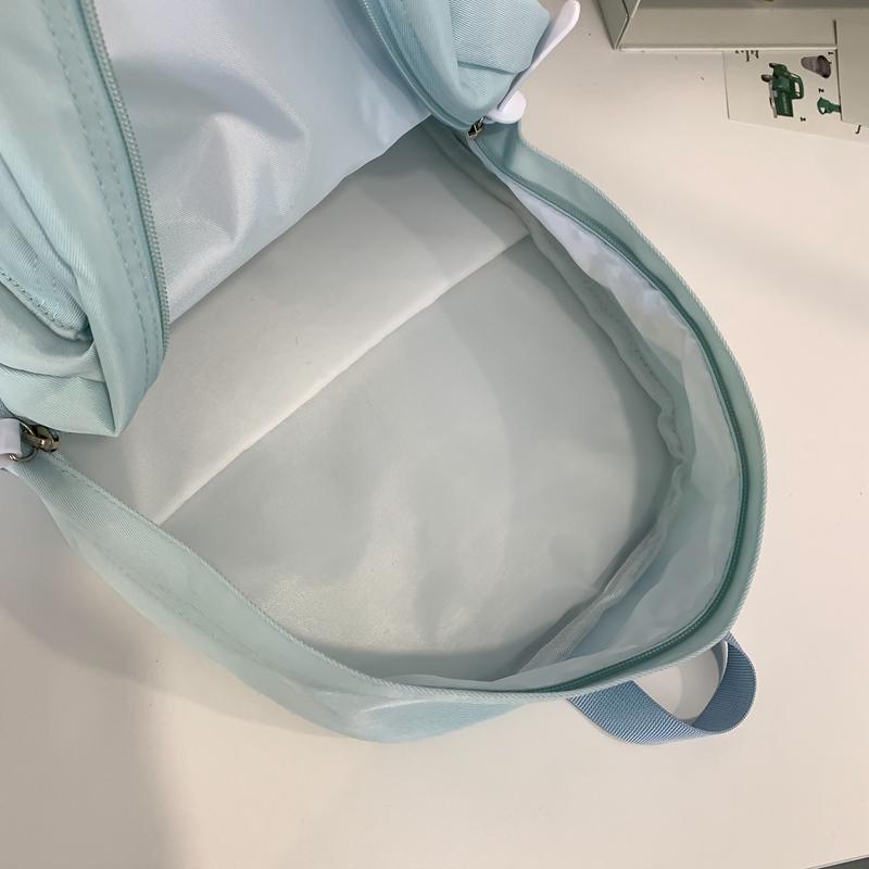 Women's Schoolbag Lightweight Backpack College Style High School Student Solid Color Backpack