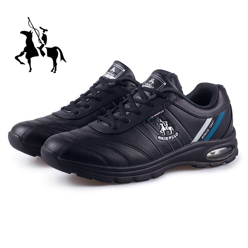 Men Winter Sneakers Sports Shoes Leather Air Cushion Casual Boots Shoes Plus Size 38 48