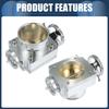 INFINAUTO Throttle Body Assembly 80mm Car Actuator Aluminum Alloy Silver Tone 1pc