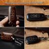 New Baojun 310/510/560/630/730 Genuine Leather Car Key Case with Keychain