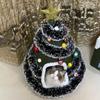 Christmas Garland Home Party Wall Door Decor Xmas Tree Ornaments Tinsel Strips With Bowknot Party