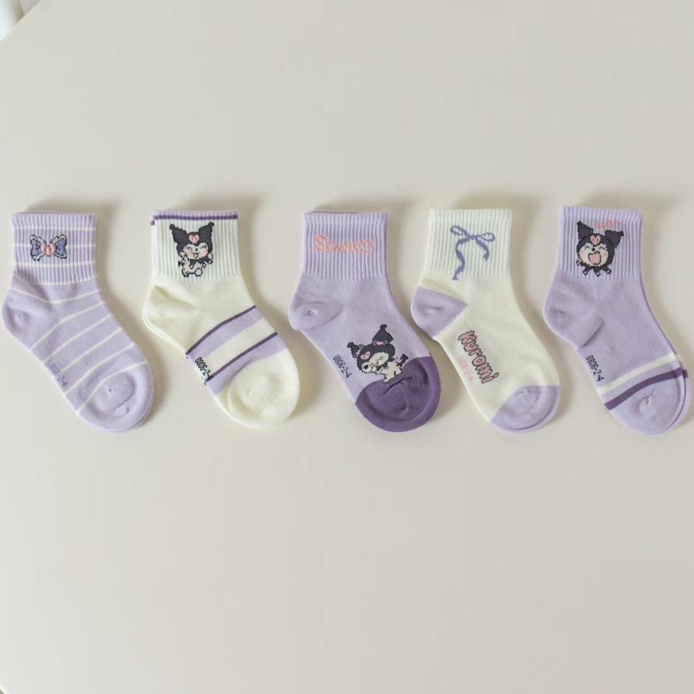 

Дитячі шкарпетки Cotton XiaoQ - Колекція Осінь/Зима, 5 пар, Дитячі розміри для студентів 2-4 years