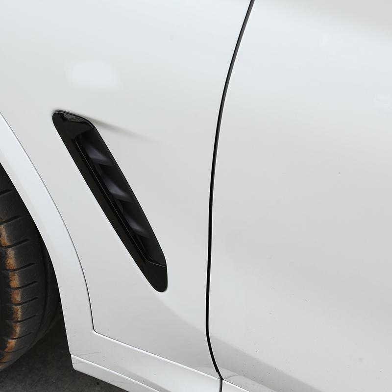 Car Fender Air Vent Cover Trim Sticker High Quality Side Air Fender Vent Decorative Car Accessories For BMW X3 G01 2018