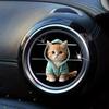 Cat Pattern Hoodie, Vent Clip, Car Accessories, Acrylic Aromatherapy Accessories, Car Decorative Air Freshener