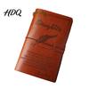 Faux Leather Diary Journal Notebook Loose-Leaf Refillable Cover with Elastic Flexible Writing