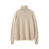 Women's High Neck Cashmere Sweater - Versatile Seamless Knit Pullover