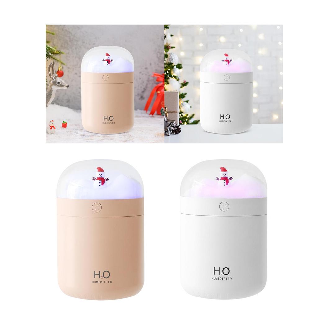 Portable Humidifier Compact 2 Spray Modes Auto Shut Off with Colorful Light for Office NightStand Bedroom Indoor Home Decoration